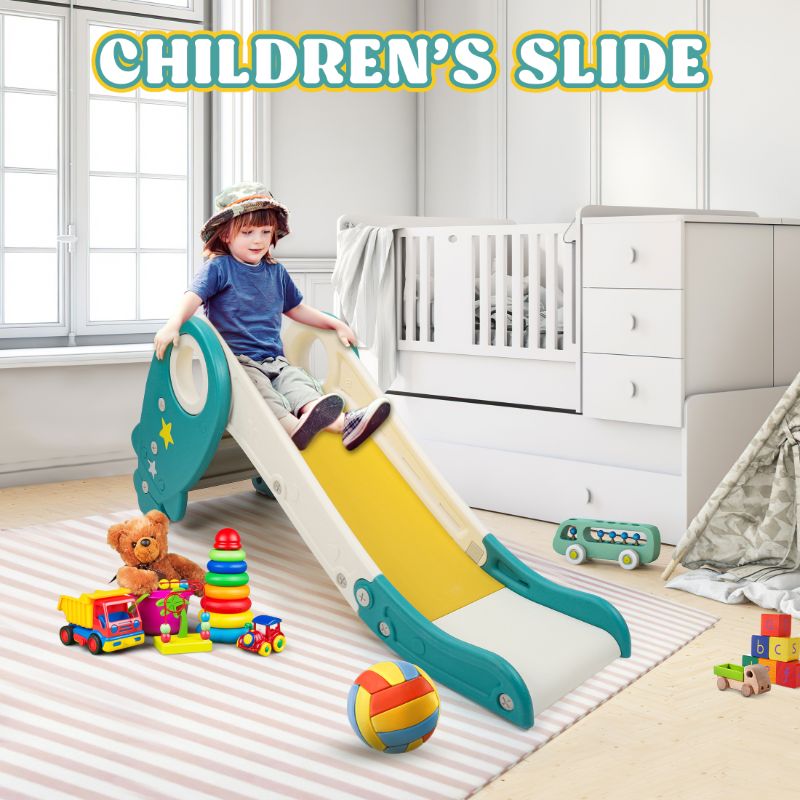 Photo 1 of Crtynell Kids Slide, Indoor or Outdoor Slide for Toddlers, Toddler Toy Climbing Slide Playset, Handheld Game for Kids