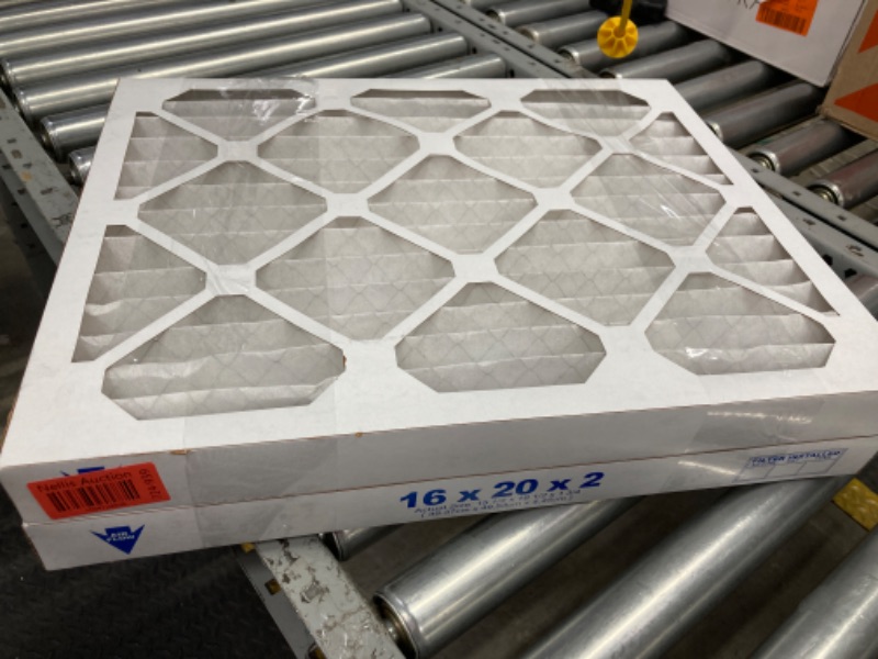 Photo 2 of 16 in. X 20 in. X 2 in. Contractor Pleated Air Filter FPR 7, MERV 8 2 PIECES