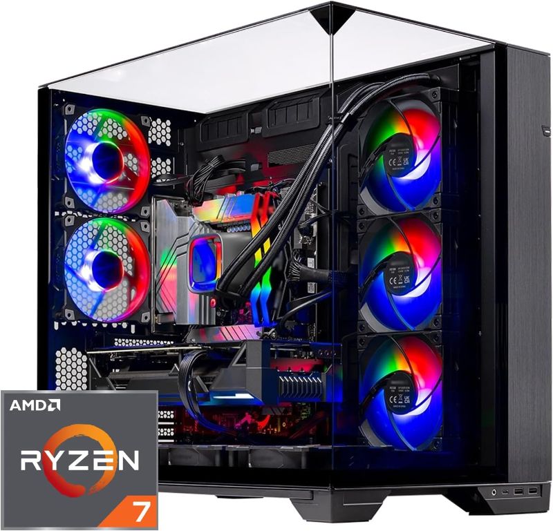 Photo 1 of ***see notes***Skytech Gaming PC Desktop, Ryzen 7 5700 3.7 GHz (4.6GHz Turbo Boost), NVIDIA RTX 4070 Super 12GB GDDR6X, 1TB SSD, 16GB DDR4 RAM 3200, 650W Gold PSU, Wi-Fi, Win 11 Home