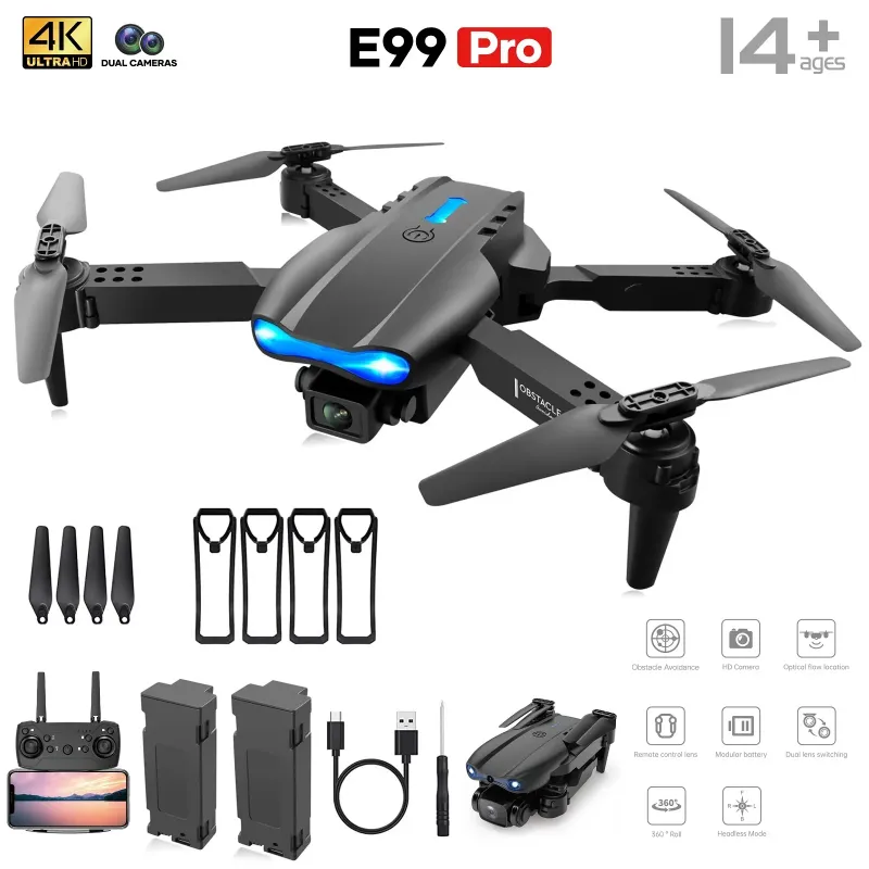 Photo 1 of BEEPRINCESS Drone with 4K HD Dual Camera for Adults Kids, RC Quadcopter with 2 Modular 1800mAh Batteries for 30 Mins Long Flight
