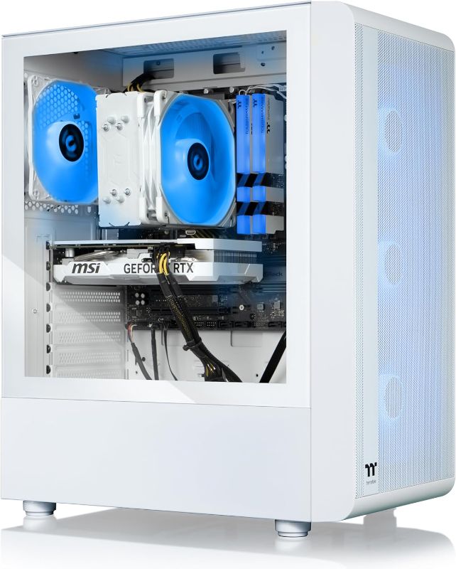 Photo 1 of (See Comment) Thermaltake LCGS Quartz i460 R4 Gaming Desktop (Intel Core™ i5-13400F, 3600Mhz 16GB RGB Memory, NVIDIA GeForce® RTX 4060, 1TB NVMe M.2) S2QT-B66R-460-LCS
