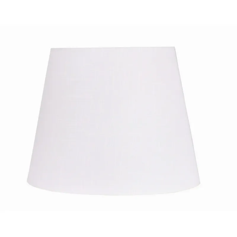 Photo 1 of Better Homes & Gardens 10"D x 14"W x 11"H Tall White Linen Fabric Drum Lamp Shade
