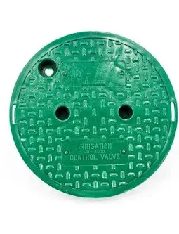 Photo 1 of 10 in. Round Irrigation Ground Valve Box Lid