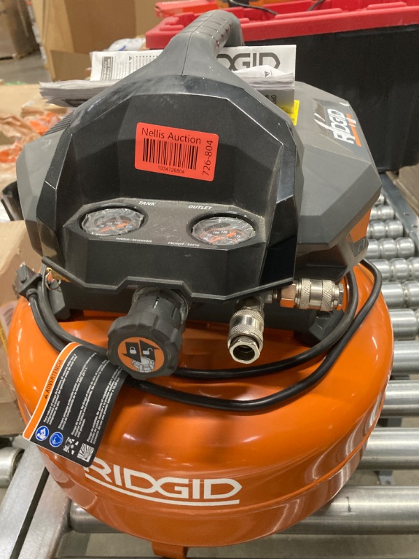 Photo 1 of 
RDGD 6 gal. 150 PSI Portable Electric Pancake Air Compressor