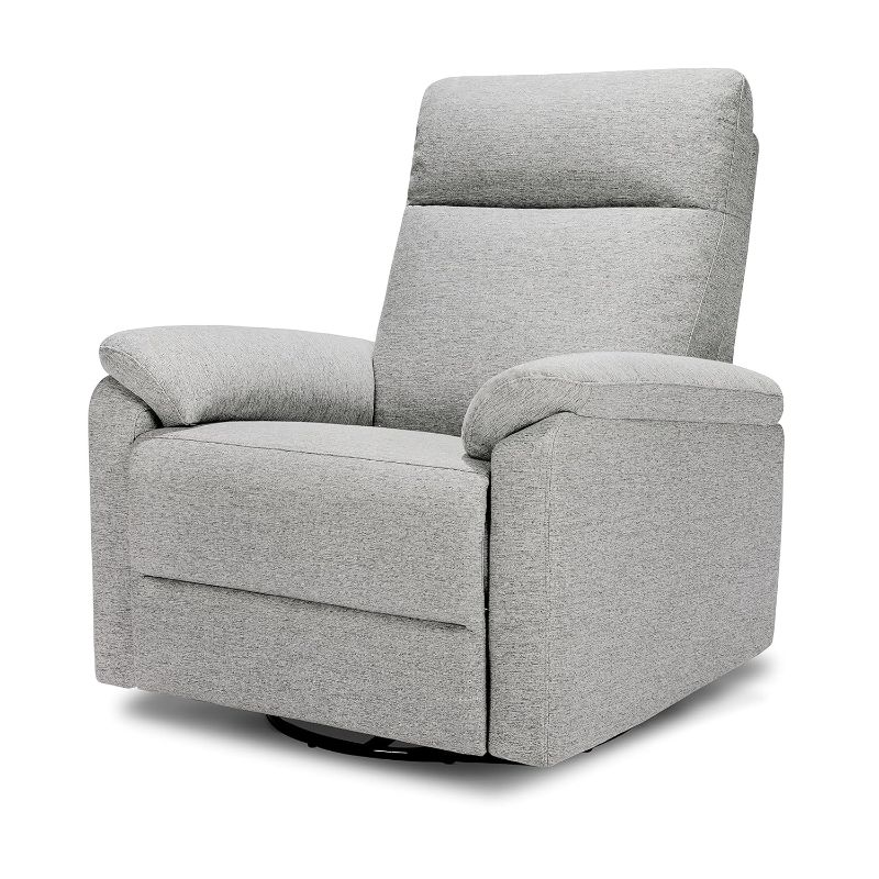 Photo 1 of (See Comments) DaVinci Suzy Glider Recliner Nursery Chair - Glider Rocking Chair for Nursery and Living Room - GREENGUARD Gold, FSC & Certi-PUR US Certified - 360° Swivel Rocker Recliner Chair (Frost Grey)
