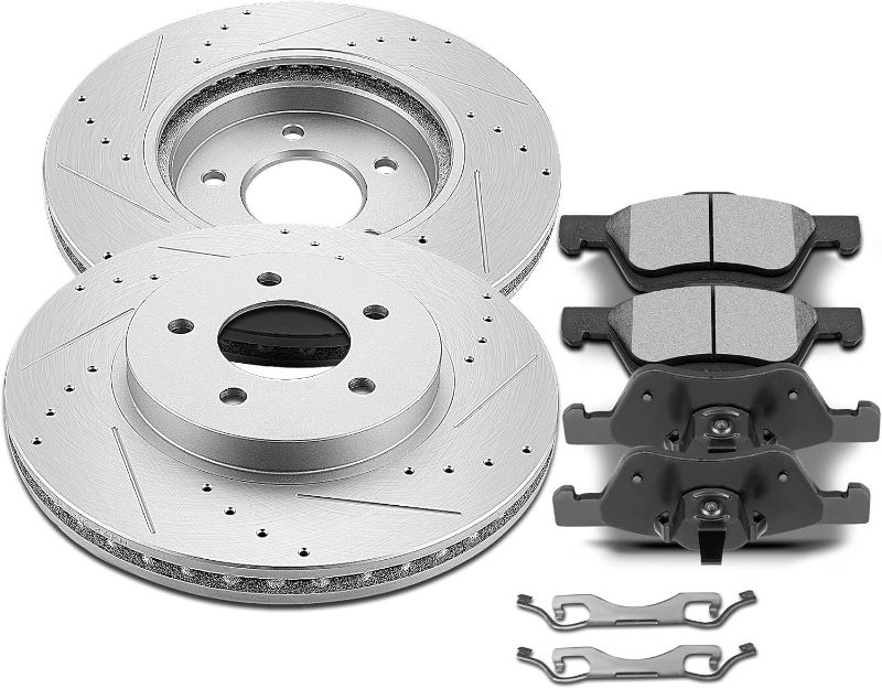 Photo 1 of **RIGHT PAD ONLY**
SCITOO Front 11.92" Brake Pads and Rotors Kits Fit For Ford For Escape 2005 2006 2007 2008 2009 2010 2011 2012,For Mazda Tribute 2005-2006 2008-2011,For Mercury Mariner 2005-2011

