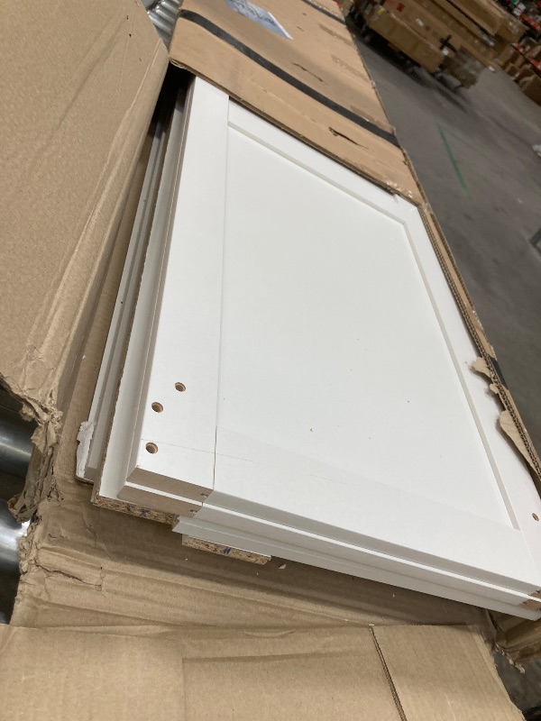 Photo 1 of ****HAS SCRATCH MARKS ON DOOR PANELS****Sauder Select Storage cabinet, L: 296 x W: 1602 x H: 7150, Soft White finish