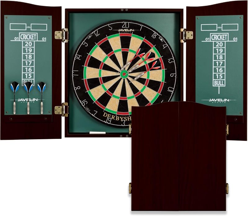 Photo 1 of  Sports Bristle Dartboard and Cabinet Set