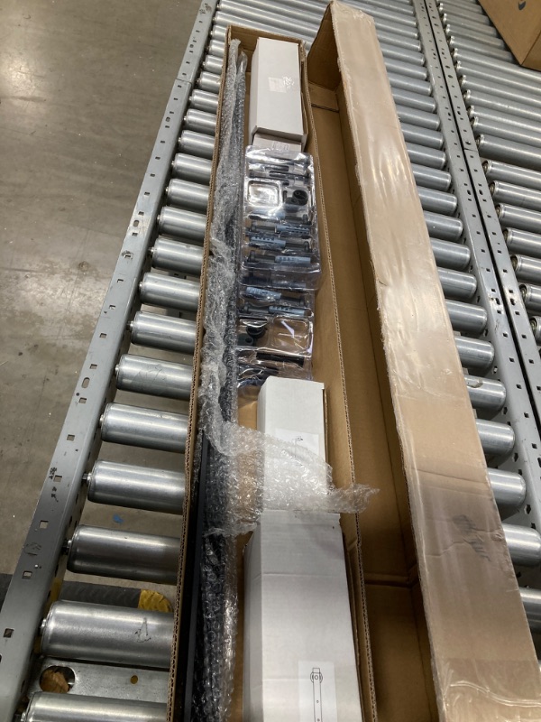 Photo 1 of AmazonBasics Sliding Barn Door Hardware Kit
***2 RAILS ARE 4 1/2 FEET LONG EACH APPROX***