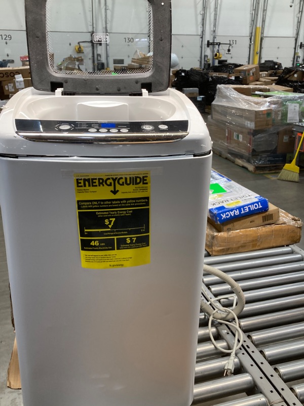 Photo 1 of 0.9 Cu. Ft. Portable Washing Machine, Compact Washing Machine with 6 Wash Cycles, Portable Clothes Washer Featuring 3 Water Levels   ***(OPEN BOX, BOX RIPPED/TORN, SOME GENTLE SCUFFS/SCRATCHES ON LID TOP )***