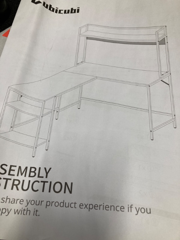 Photo 2 of CubiCubi L Shaped Gaming Desk