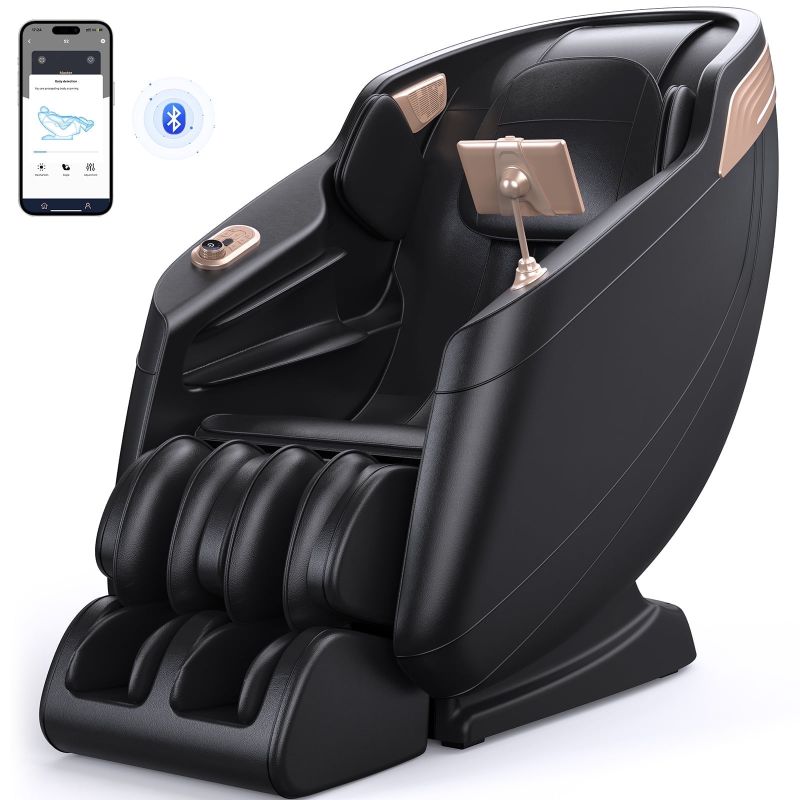 Photo 1 of 4D SL Track Massage Chair with 3 Zero Gravity Modes, APP Control