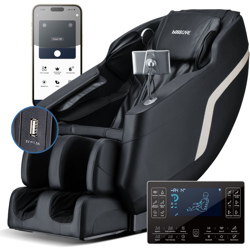 Photo 1 of BOSSCARE Assembled Full Body Recliner Massage Chair Zero