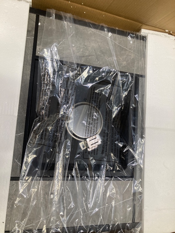 Photo 1 of GarveeLife 28 Inch Propane Fire Pit, CSA-Listed Outdoor Gas Fire Pit, 50,000 BTU Steel Fire Table with Lid and Lava Rock, Gas Fire Pits for Patio, Stainless Steel Burner Head for Warmth Ambiance Black