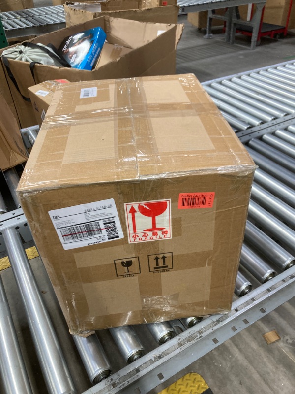 Photo 1 of YUCHENGTECH Upgraded Acrylic Raffle Drum with Handle Raffle Ticket Spinner Clear Ticket Tumbler Holds 5,000 Tickets Raffle Ticket Spinning Cage for Balls, Chips, Tickets with 2 Keys