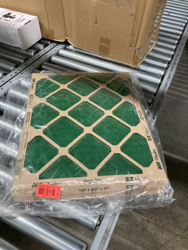 Photo 1 of Flanders AIR Filter 16X20X1 AAF Flanders (4 Filters), 16" x 20" x 1" Nested Glass MERV 1 Air Filter