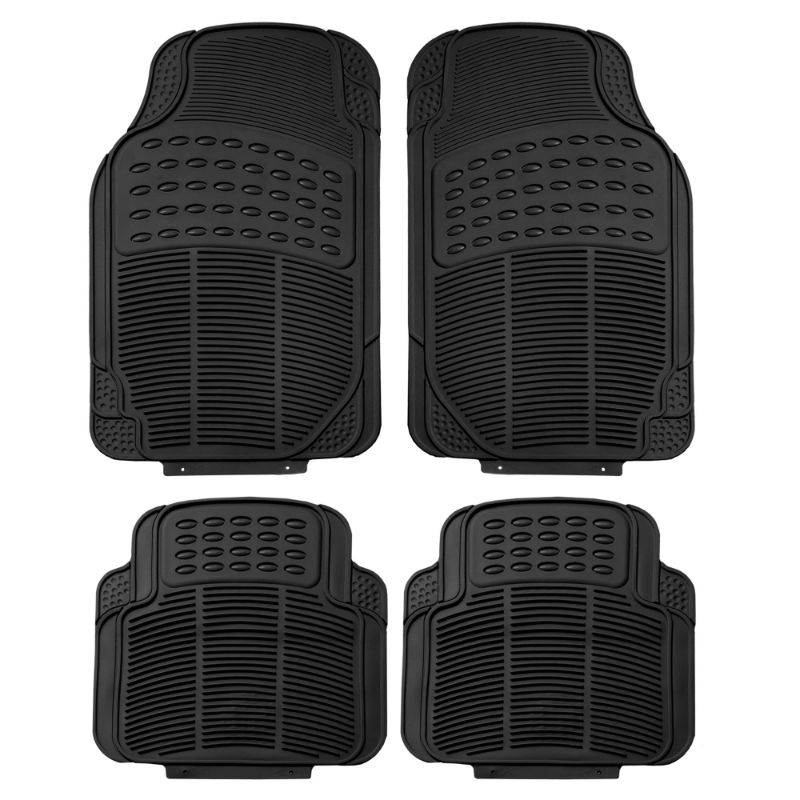 Photo 1 of 



FH Group
FH Group Universal Fit Rubber Floor Mats for Cars, Trimmable Mats for Most SUV Truck Full Set Black F11305BLACK