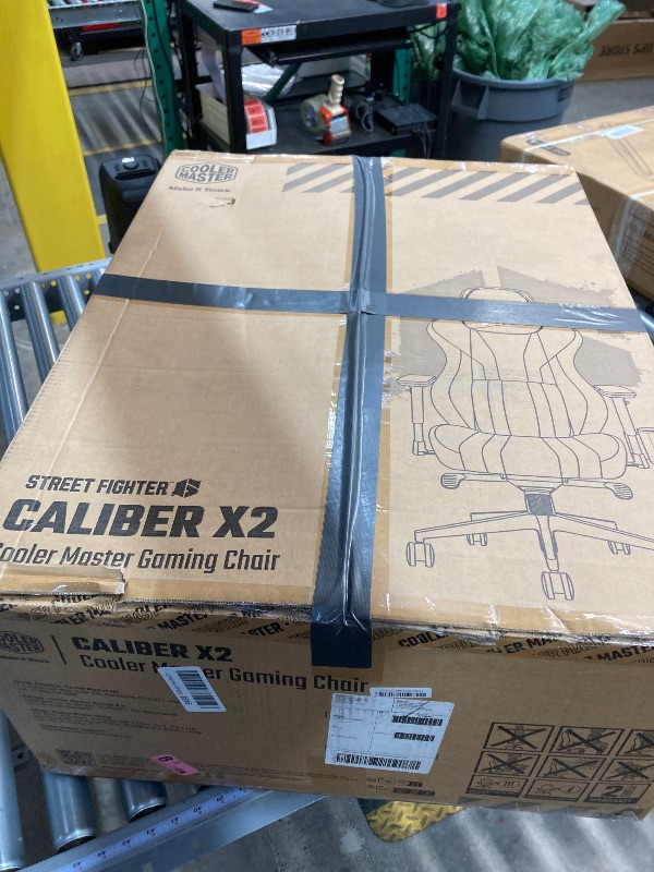 Photo 1 of ****MISSING PARTS/INCOMPLETE****Cooler Master Caliber X2 Street Fighter 6 Cammy Edition Ergonomic Gaming Chair, 360° Swivel, 180 Reclining, Lumbar Support, High Density Foam Cushions, Adjustable Gas Lift for PC Game | Office