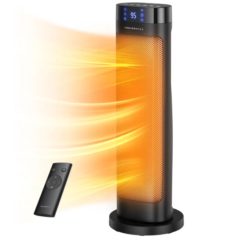 Photo 1 of ****DOES NOT WORK/PARTS ONLY****TaoTronics Space Heater, 22" 1500W Portable Electric Heater, Fast Quiet Tower Oscillating Heater for Office, Home and Bedroom