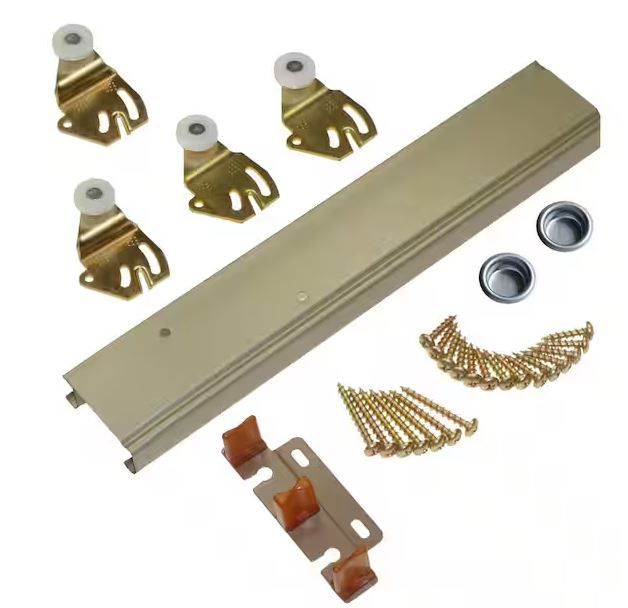 Photo 1 of 
Johnson Hardware
1166 Series 48 in. Sliding Bypass Track and Hardware Set for 2 Bypass Doors