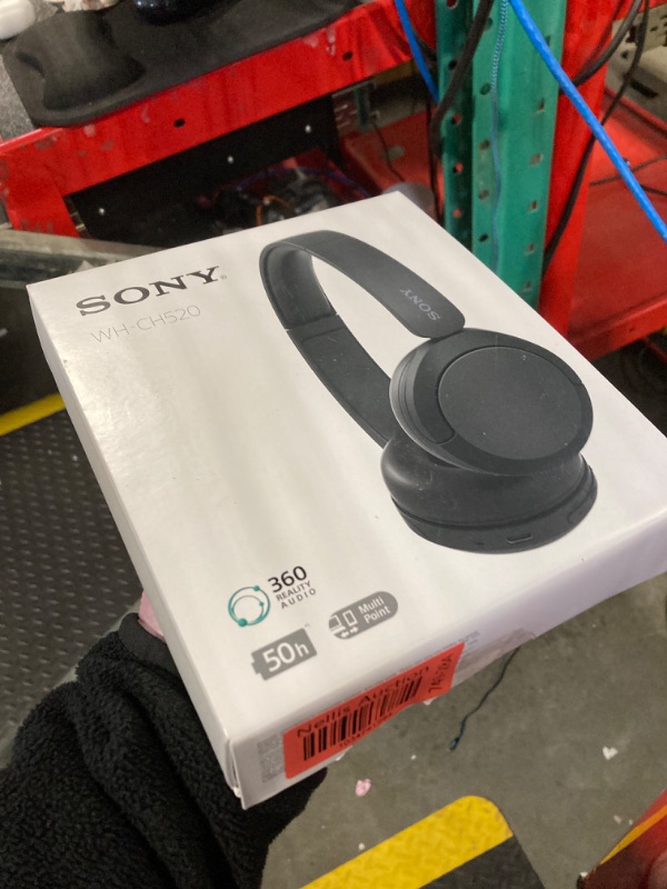 Photo 1 of Sony WH-CH520 Wireless On-Ear Headphones with Microphone (Black)