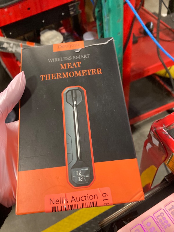 Photo 1 of Wireless Meat Thermometer – Digital Cooking Thermometer with Wireless Probe – 500Ft Remote Range Food Thermometer – with iOS & Android Read App -Preprogrammed Temperatures for BBQ, Oven, Grill