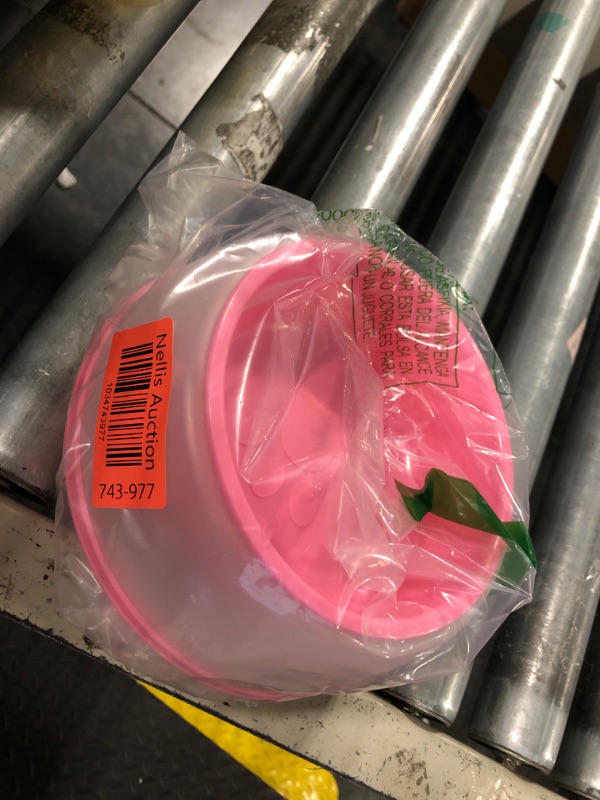 Photo 2 of ***USED***Noa Store Non-Slip Plastic Dog Bowls - Non-Spill Feeding Station for Small to Medium Dogs - Durable Feeder for Puppies, Cat, Dog - Pet Food and Watering Supplies Accessories - Pink