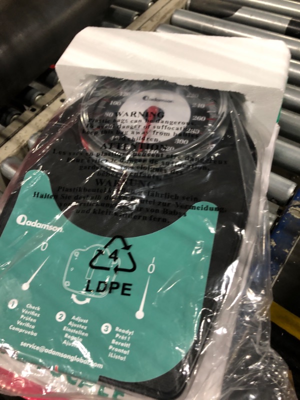 Photo 2 of Adamson A24 Scales for Body Weight - Up to 350 LB - New 2024 - Anti-Skid Rubber Surface Extra Large Numbers - High Precision Bathroom Scale Analog - Durable with 20-Year Warranty