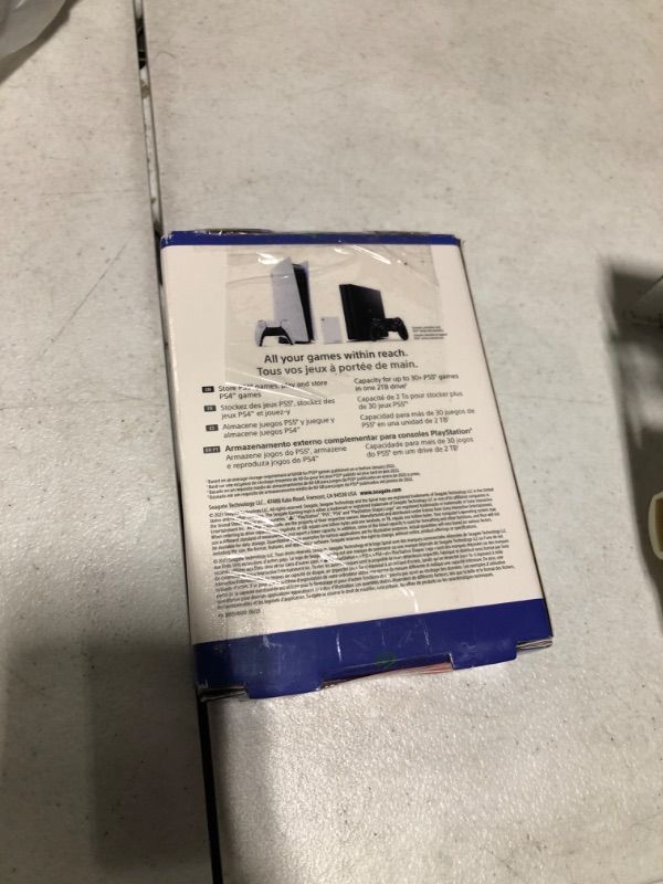 View 4 of Seagate Game Drive for PS5 2TB External HDD - USB 3.0