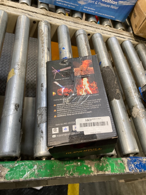 Photo 1 of Propane Torch Head with Igniter, Trigger Start Propane Gas Torch Kit with 5FT Hose, Torch with Self Ignition and Flame Adjustable Valve for Searing, Brazing, Welding