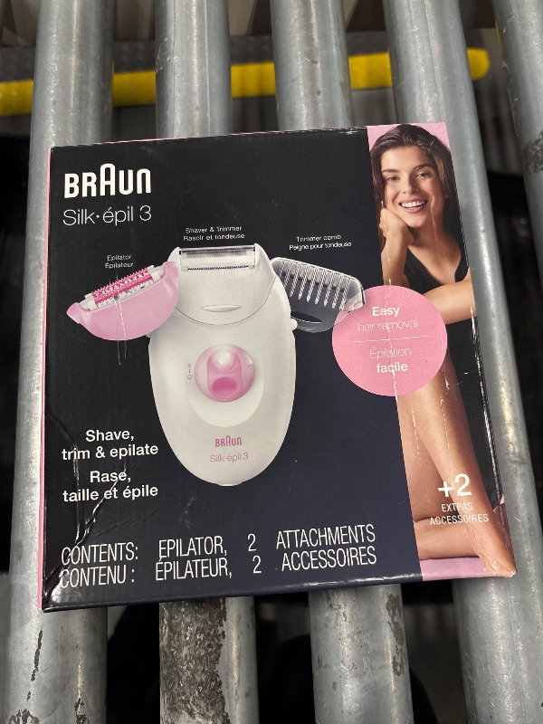 Photo 2 of Braun Epilator Silk-epil 3 3-270, Hair Removal Device, Epilator for Women, Shaver & Trimmer, Hair Removal                                          