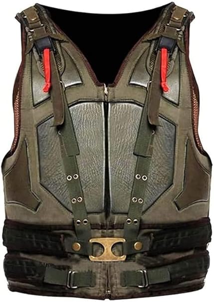 Photo 1 of ***USED***Zulin Men's Green Military Style Tactical Bane Vest | Vest for Men's | Military Bane Rises Knight Costume Vest For Halloween| (XL)