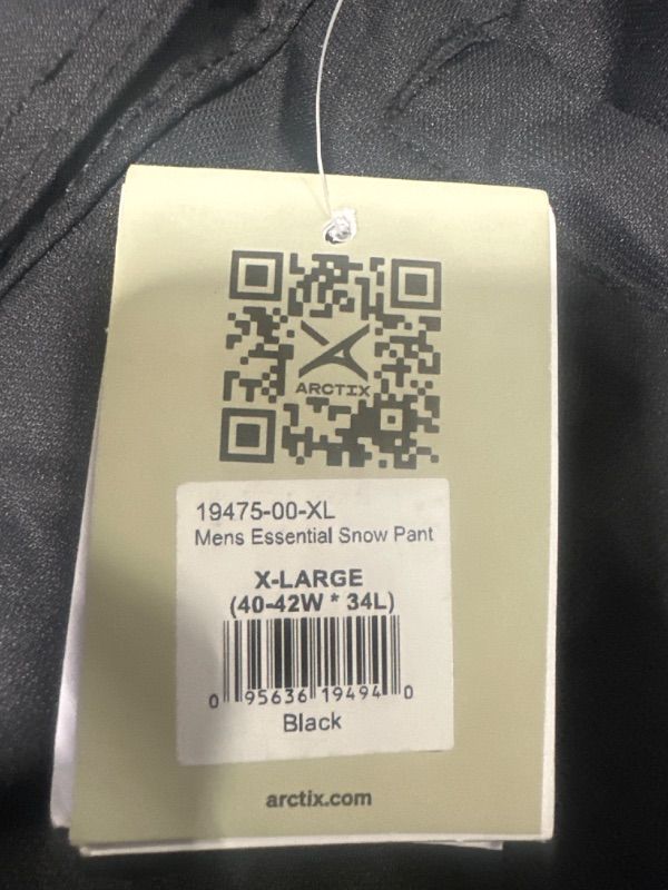 Photo 1 of Arctix Men's Essential Snow Pants  40-42 w 34l