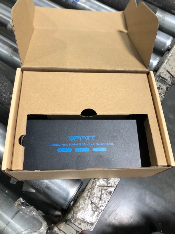 Photo 1 of 4K@120Hz Displayport KVM Switch 3 Monitors 2 Computers 8K@60Hz DP KVM Switches Triple Monitor Dual Port for 2 PC/Laptops Share 4 USB 3.0 Ports Support Extended & Duplicate Display Mode