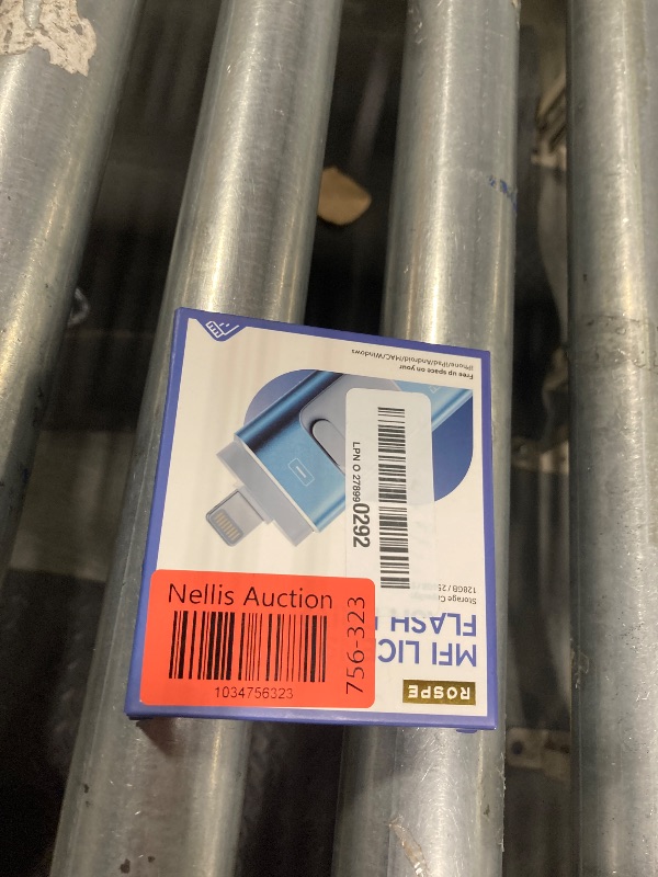 Photo 1 of Apple MFi Certified 128GB Flash Drive for iPhone Thumb Drive Photo Stick, USB Memory Stick iPhone Flash Drive for Photos Videos, High Speed Jump Drive Compatible for iPhone/iPad/Android/PC (Blue)