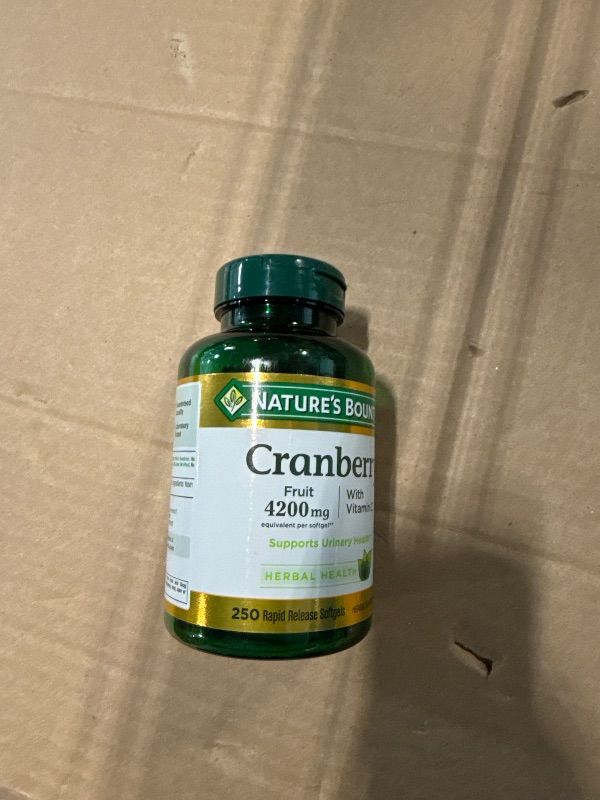 Photo 2 of Cranberry 4200 mg Plus Vitamin C Dietary Supplement Softgels