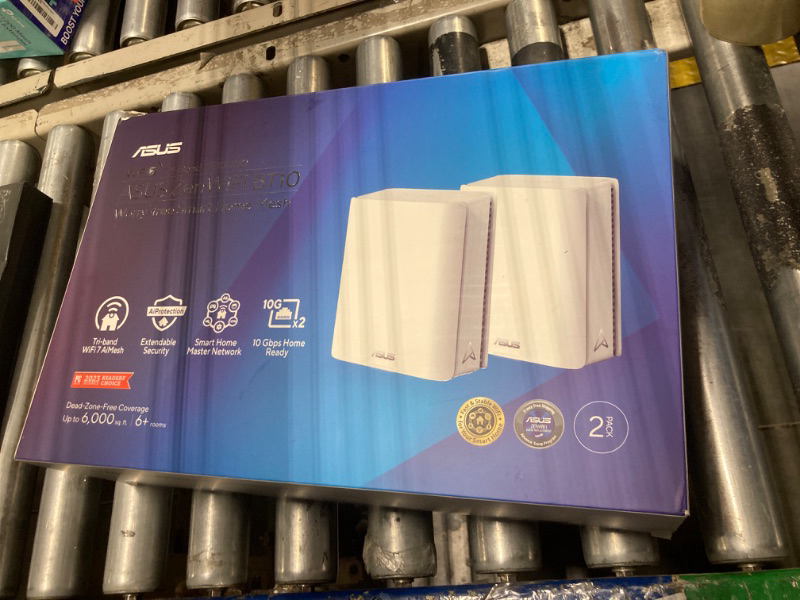 Photo 4 of ***USED***ASUS ZenWiFi BT10 Tri-Band WiFi 7 Mesh, 18 Gbps, 6000 sq.ft (2pk), Dual 10G Ports, Security and Parental Controls Included, Smart Home Master SSIDs, 4G & 5G Mobile Tethering