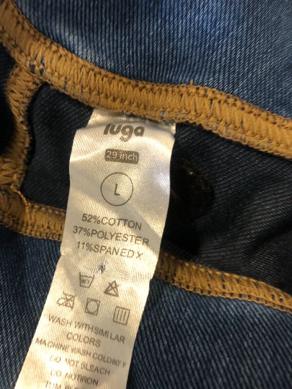 Photo 1 of ***USED***IUGA Bell Bottom Jeans for Women High Waisted Stretchy Flare Jeans Pull On Wide Leg Jeans V Cross Tummy Control Flare Pants Light Blue