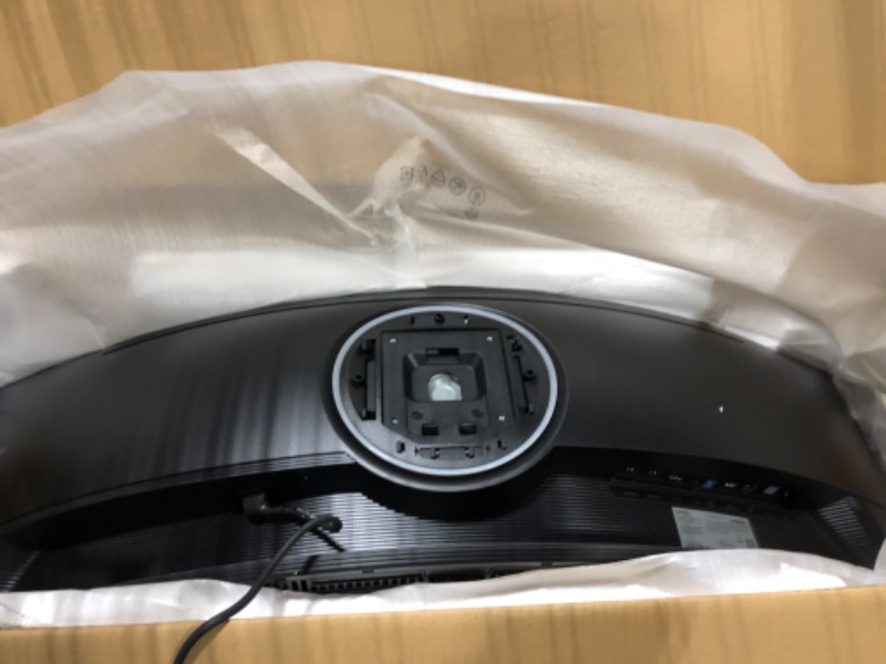 Photo 1 of Samsung 49” Business Curved Ultrawide Dual QHD Computer Monitor, USB-C, DisplayPort, HDMI, 120Hz, VESA DisplayHDR 400, Built-in Speakers, Height Adjustable Stand, Eye Care, LS49C954UANXZA, 2024