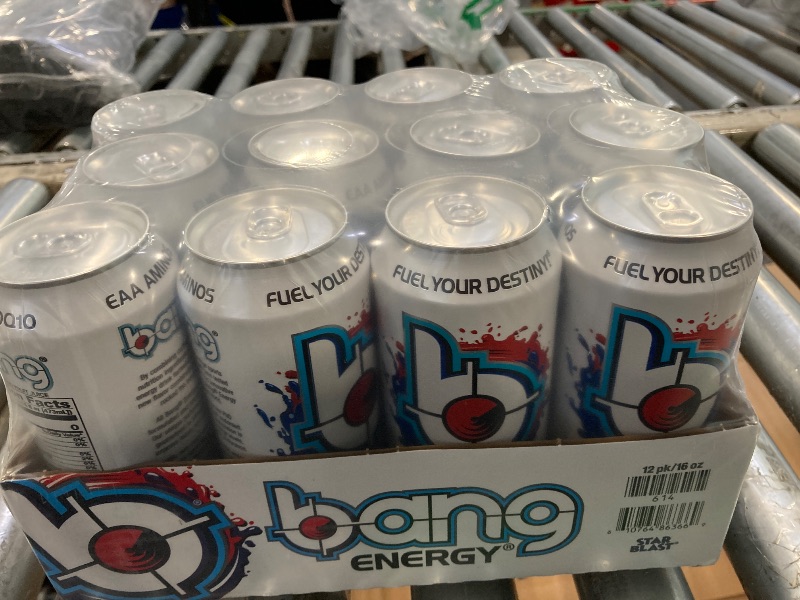 Photo 1 of Bang Energy Star Blast, Sugar-Free Energy Drink, 16 Ounce (Pack of 12)