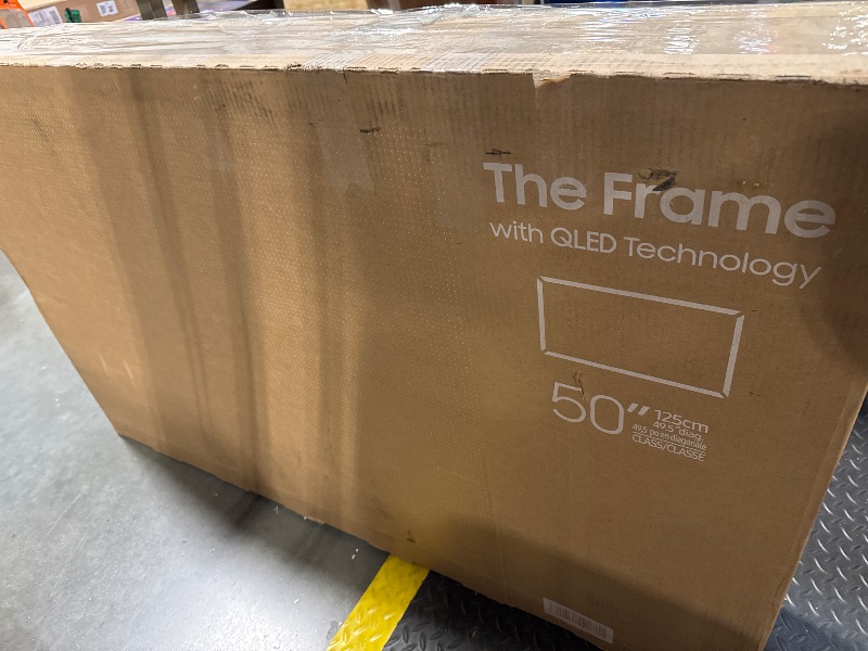 Photo 1 of SAMSUNG 50-Inch Class QLED 4K LS03D The Frame Series Quantum HDR Smart TV w/Dolby Atmos, Art Mode, Anti-Reflection, Customizable Frame, Slim Fit Wall Mount with Alexa Built-in (QN50LS03D, 2024 Model)