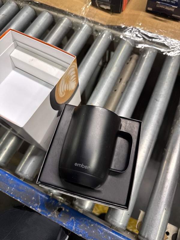 Photo 2 of *FOR PARTS ONLY* Ember Temperature Control Smart Mug 2, 14 Oz, App-Controlled Heated Coffee Mug with 80 Min Battery Life and Improved Design, Black