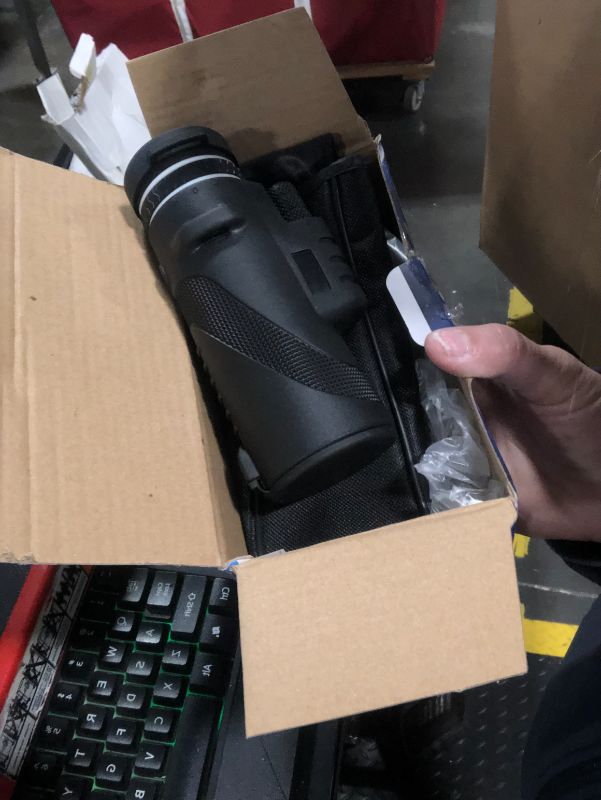 Photo 1 of ***USED***PhysioPhyx 80x100 Monocular-Telescope High Powered for Smartphone Monoculars for Adults High Definition for Stargazing Hunting Wildlife Bird Watching Travel Camping Hiking