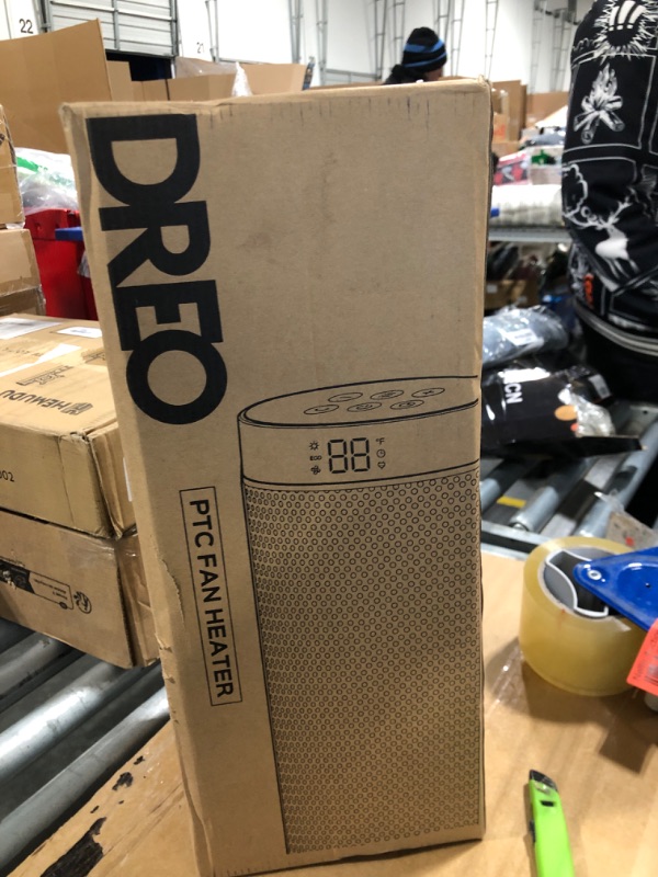 Photo 1 of Dreo Space Heater, 1500W PTC Ceramic Heaters for Indoor Use with Remote, 70° Oscillation, 1-12H Timer, Electric Heaters with Thermostat, Fast and Safe Portable Heater for Office, Bedroom, Large Room
