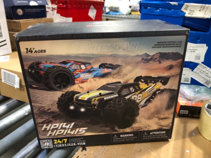 Photo 1 of BEZGAR HP141 Fast RC Cars for Adults - Max 50MPH Brushless RC Car, RC Trucks 4x4 Offroad Waterproof, 1:14 Scale RC Monster Trucks, Hobby Off Road RC Electric Car, Remote Control Cars for Adults