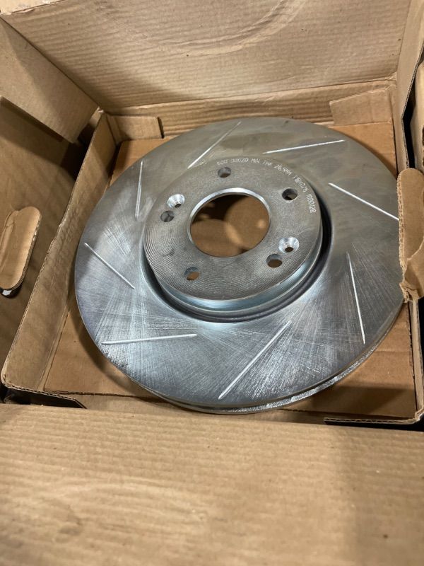 Photo 4 of ***USED***R1 Concepts Front Rear Brakes and Rotors Kit |Brake Disc| Brake Rotors|fits 2013-2018 Hyundai Veloster; Kia Forte, Forte Koup, Forte5