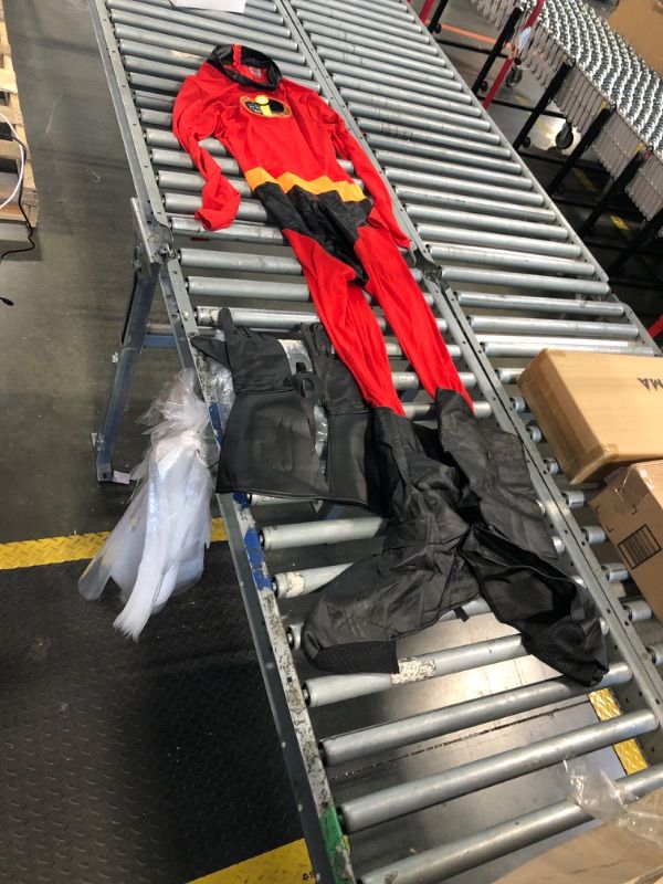 Photo 1 of ***similar item*** Mr. Incredible Halloween Costume for Men, Disney, The Incredibles with Gloves and Mask
 SIZE L/XL