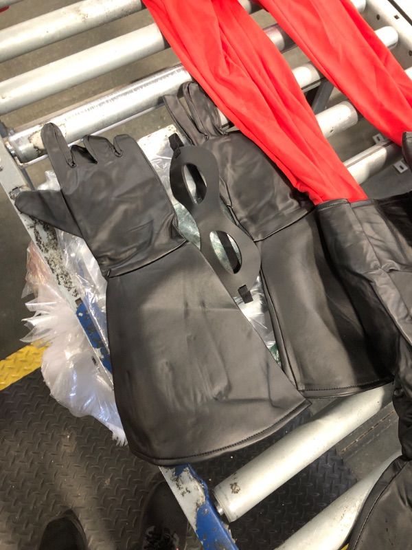Photo 1 of ***similar item*** Mr. Incredible Halloween Costume for Men, Disney, The Incredibles with Gloves and Mask
 SIZE L/XL