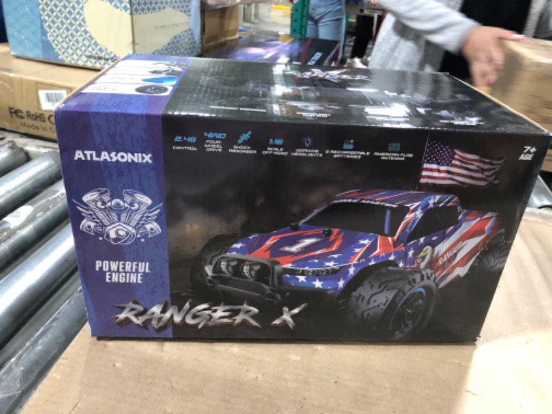Photo 1 of Fast RC Car 4x4 Truck - 36 mph 1:16 Brushless Motor Remote Control Car for Adults & Kids - Monster Off-Road, Durable, High-Speed Stunt with Extra Parts - Carro de Control Remoto