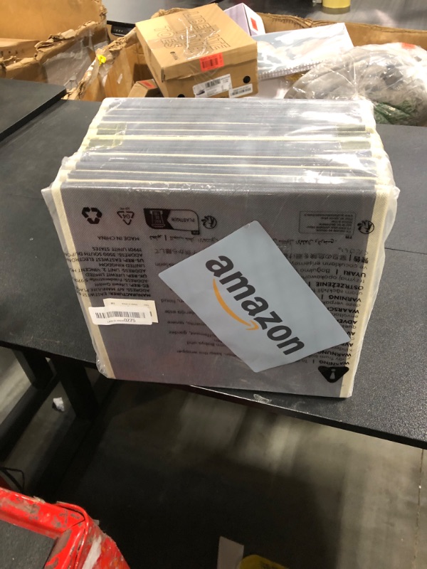 Photo 1 of Lifewit 12 Packs Storage Cubes, 11 Inch Cube Storage Bins, Foldable Decorative Fabric Storage Baskets for Organizing Home Organizers with Handles for Shelves, Closet, Grey